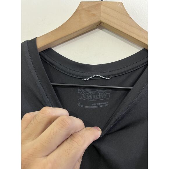 Patagonia Capilene Cool Daily Trail Shirt L Stretch Performance Hiking Climbing - Picture 3 of 12